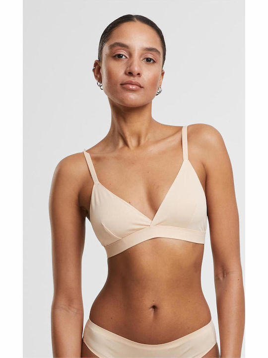 Ladies Basic Unpadded Bra 2-pack White+nude