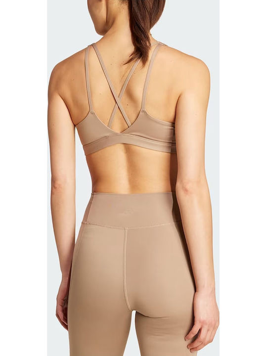 adidas Women's Sports Bra without Padding Beige