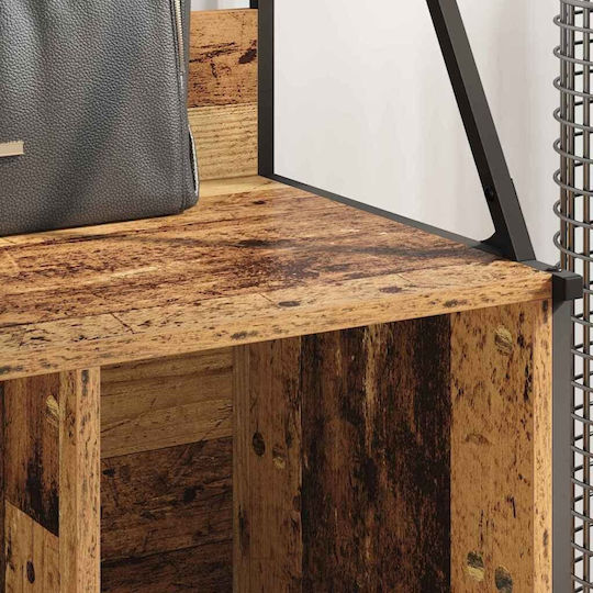 Eingangsmöbel mit Garderobe Old Wood 100x41x184cm Eingangsmöbel mit Garderobe Old Wood 100x41x184cm