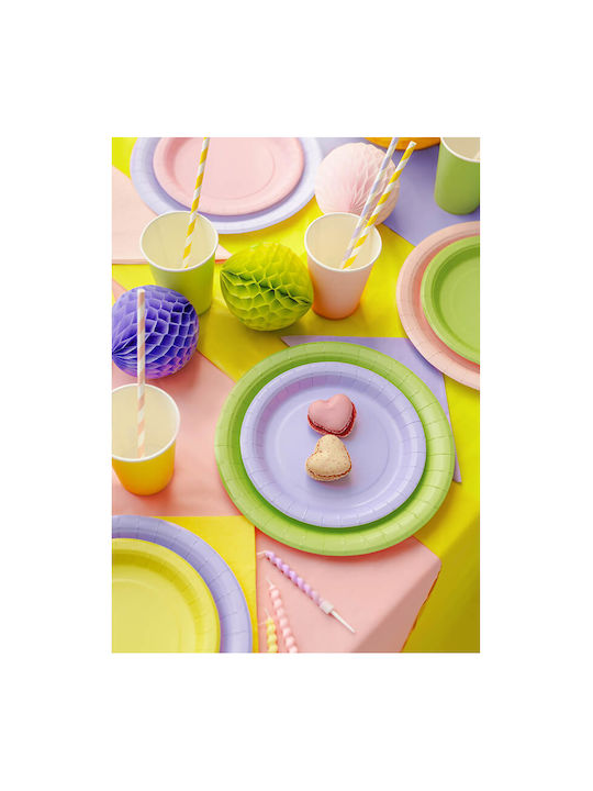PartyDeco Tablecloth Lemon Zest 137x183cm