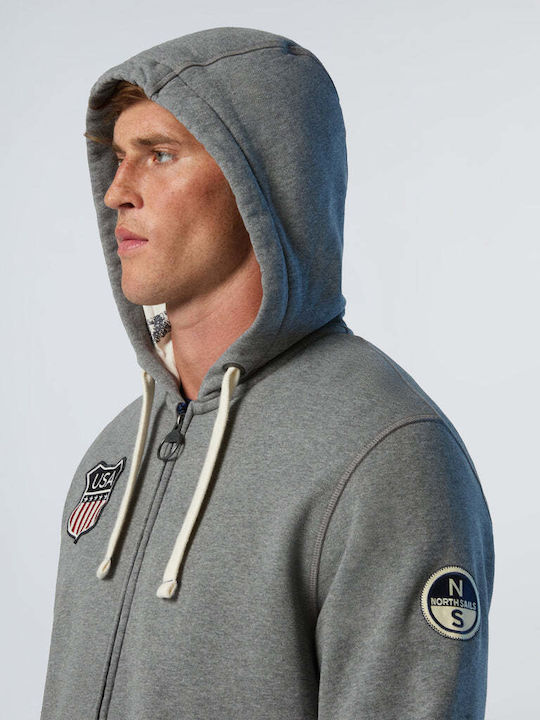 Hoodie Medium Gray Melange