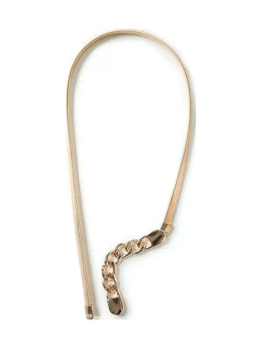 Elastic Women's Belt Gold