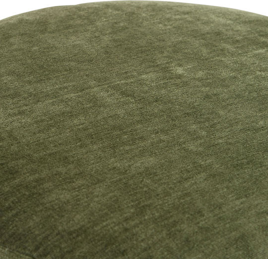 Stool For Living Room Upholstered with Fabric A-s Alanya Green 38x38x38cm