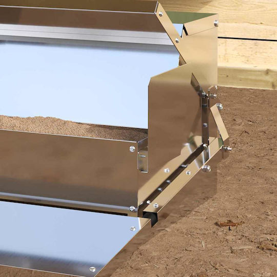 vidaXL Automatic Feeder for Chickens and Poultry with Capacity 4.05kg 50x40x29cm.