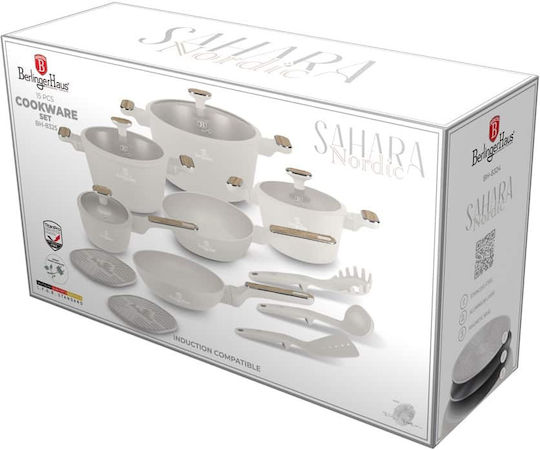 Berlinger Haus Cookware Set from Aluminum Sahara with Non-stick Coating 6 Pieces