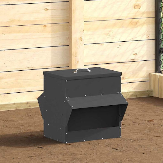 vidaXL Feeder for Chickens and Poultry with Capacity 4.21kg 40.5x45x41cm.