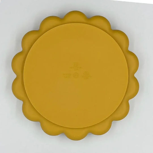 Pandaboo Baby Food Plate made of Silicone Blue