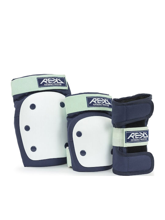 REKD Protective Gear Set for Rollers Blue