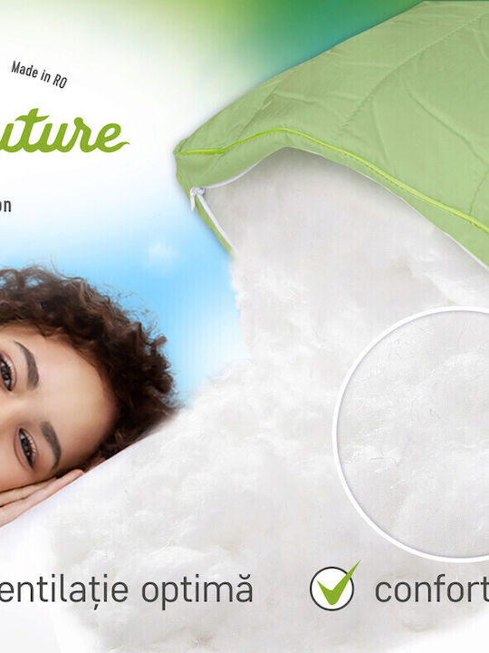 Green Future Nature Bamboo Μαξιλάρι Ύπνου Σιλικόνης 37x37cm