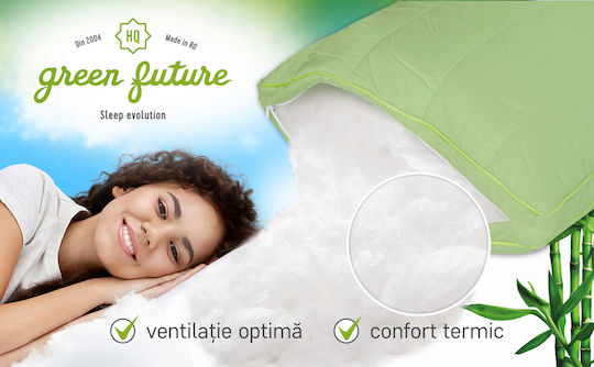 Green Future Nature Бамбукова Възглавница за Спане от Силикон 37x37см