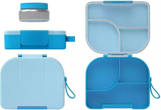 Pandaboo Lunchbox Isolierte Lunchbox Kunststoff Gray 1Stück