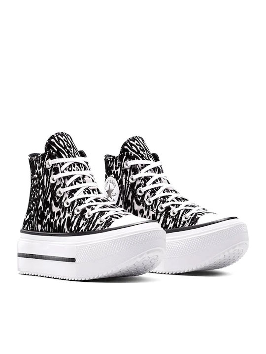 Chuck Taylor All Star Women's Flatform Boots Black / Frozen Thistle / White