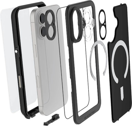 Ghostek Nautical Slim 360 Full Cover Πλαστικό / Σιλικόνης 2mm Αδιάβροχο Μαύρο (iPhone 17)
