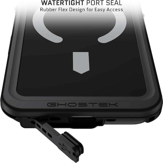 Ghostek Nautical Slim 360 Full Cover Πλαστικό / Σιλικόνης 2mm Αδιάβροχο Μαύρο (iPhone 17)