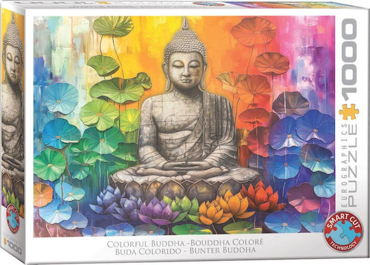 Colorful Buddha Puzzle 2D Smart Cut Design 1000pcs 6000-5925