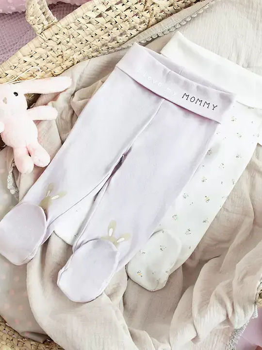 Комплект Детски Клин Дълги White and Purple