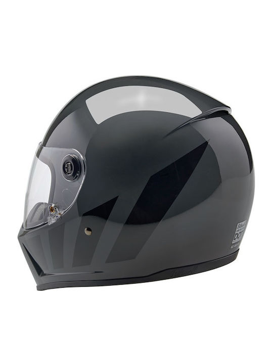 Biltwell Lane Splitter Grey Inertia Κράνος Μηχανής Full Face DOT / ECE 22.05
