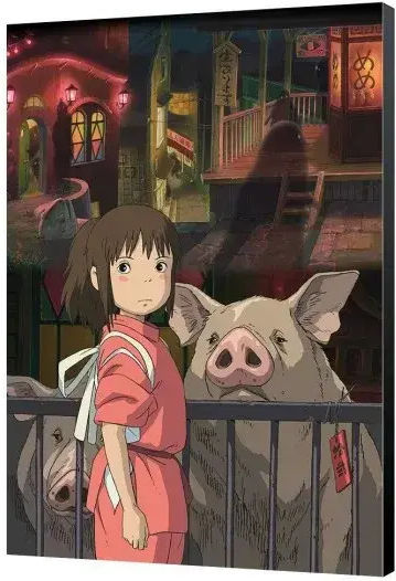 Ghibli Spirited Away Wood Panel 35 X 50 Cm