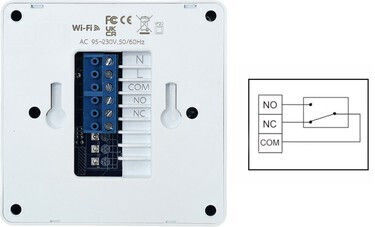 Digital Thermostat Raum Intelligent mit WLAN