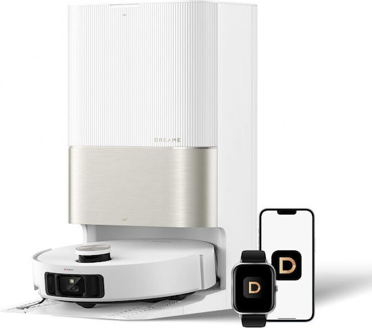 Dreame X50 Ultra Complete Robot Vacuum Cleaner with Laser Mapping & 20000Pa Suction Power White