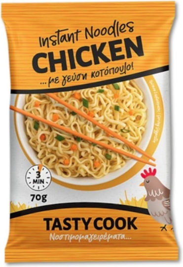 Tasty Cook Noodles 70gr Κοτοπουλο 1-60981