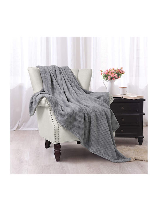 Popcorn Κουβέρτα Fleece Υπέρδιπλη 220x240εκ.