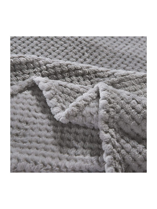 Popcorn Κουβέρτα Fleece Υπέρδιπλη 220x240εκ.