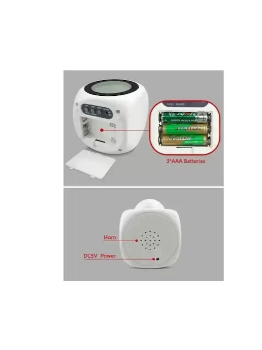 Arrango Ceas Digital de Masă cu Alarmă AK48203