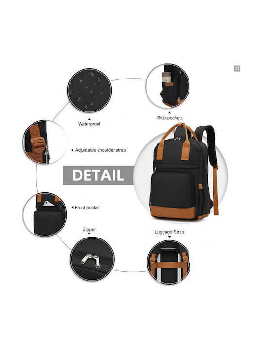 Miss Lulu Backpack Μαύρο