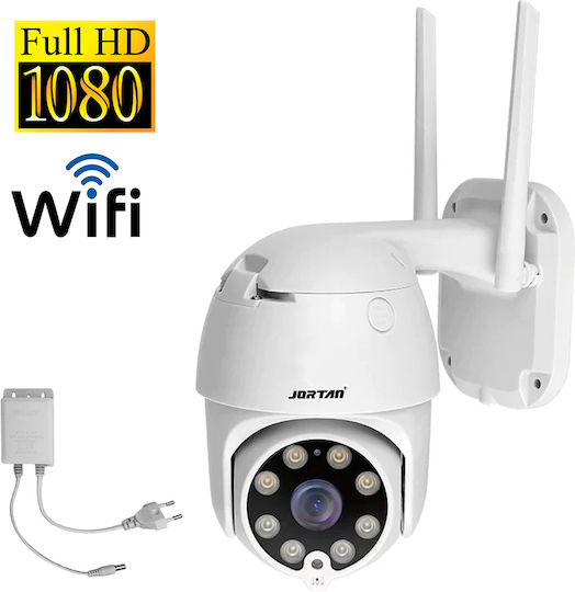 Anga Jortan IP Surveillance Camera Wi-Fi Full HD 1080p Waterproof with Two-Way Communication and Lens 3.6mm
