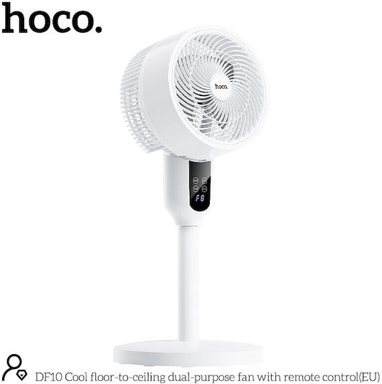 Hoco Ventilator Polimorfic cu Telecomandă Alb
