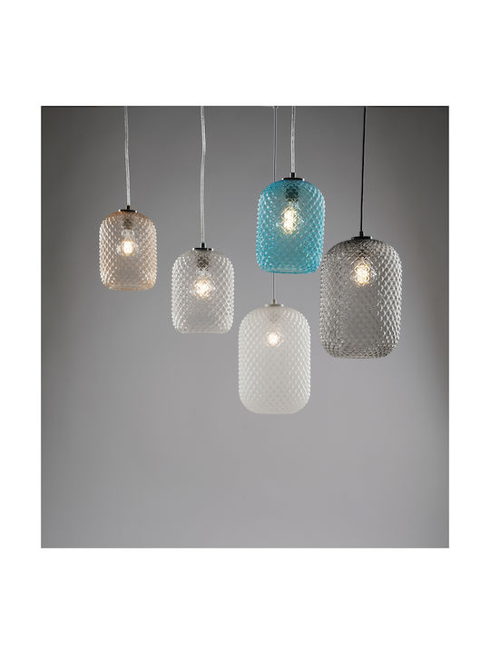 Fan Europe Ashford-S15 Pendant Light Transparent with Socket E27 15cm
