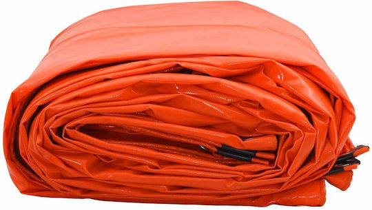 vidaXL Waterproof Tarpaulin 650gr/m² 3.5x2.5m. Heavy Duty Orange