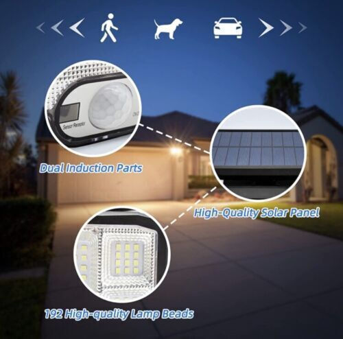 Arrango Street Solar Light 1800lm with Motion Sensor and Photocell IP65