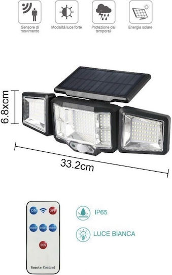 Arrango Street Solar Light 1800lm with Motion Sensor and Photocell IP65