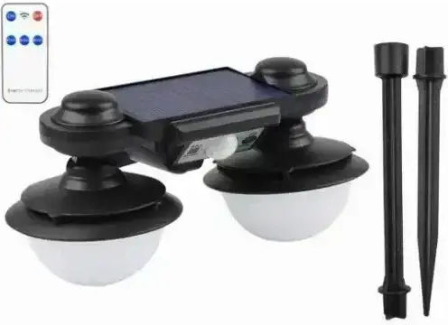 Arrango Wall Mounted Solar Light Traffic light 24W Cold White with Motion Sensor