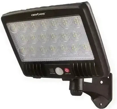 Aerbes Solar Light Blue with Motion Sensor, Photocell and Remote Control