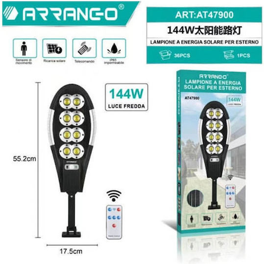 Arrango Street Solar Light 108W with Photocell and Remote Control