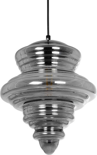 GloboStar Corte Κρεμαστό Φωτιστικό Μαύρο 25x25x30εκ. GloboStar Corte Κρεμαστό Φωτιστικό Μαύρο 25x25x30εκ.