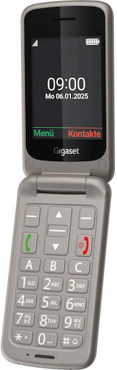 Gigaset GL595 Single SIM Κινητό με Μεγάλα Κουμπιά Ασημί