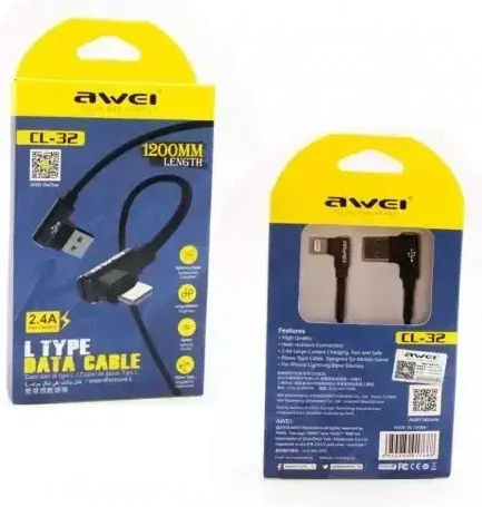 Awei Cl-32 Regular USB-A la Cablu Lightning 1.2m (SP-5012)