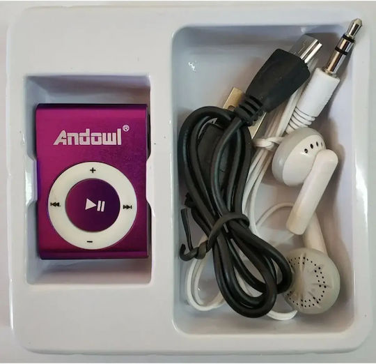 Andowl Q-a209 MP3 Player (16GB) Ροζ