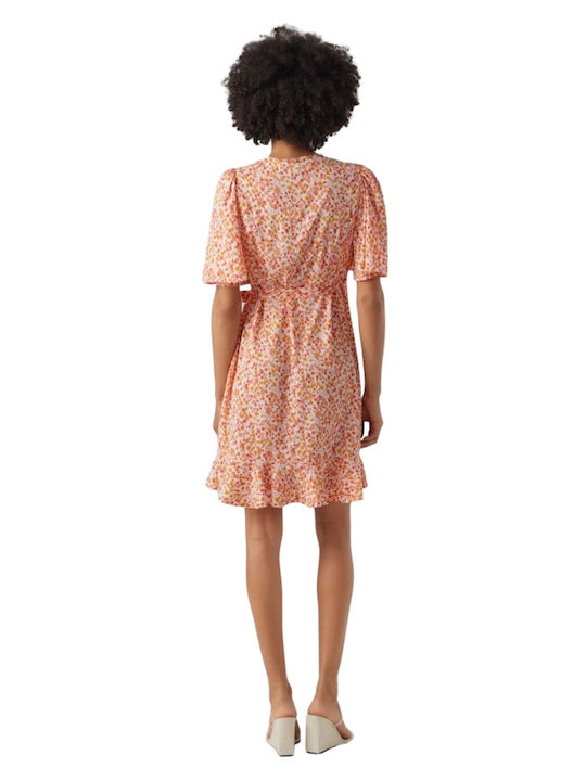 Vero Moda Με Δαντέλα Φόρεμα All day Πορτοκαλί