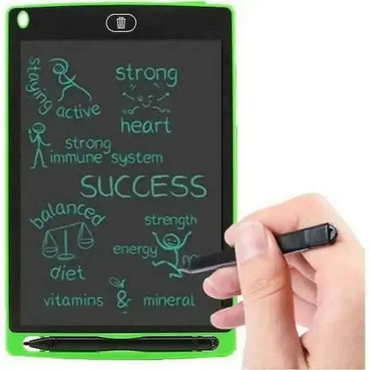 LCD Електронен таблет за писане 8.5" Зелен