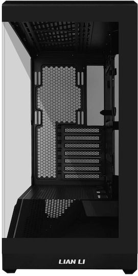 Lian Li Vector V100rx Gaming Midi Tower Κουτί Υπολογιστή με Πλαϊνό Παράθυρο Μαύρο