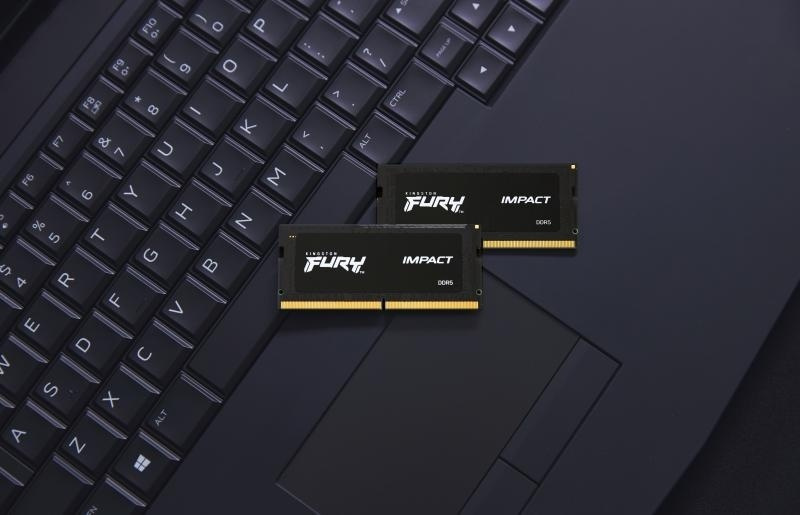 Kingston Fury Impact 8GB DDR5 RAM cu Viteză 4800 pentru Laptop