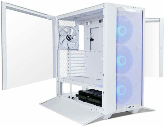 Lian Li LANCOOL III Gaming Midi Tower Κουτί Υπολογιστή με RGB Φωτισμό Λευκό