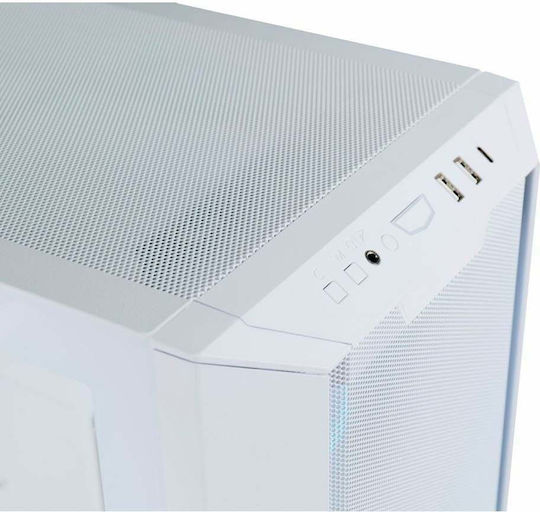 Lian Li LANCOOL III Gaming Midi Tower Κουτί Υπολογιστή με RGB Φωτισμό Λευκό