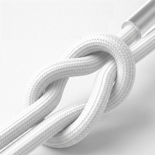 3MK USB-C to Lightning Cable 20W White 1m