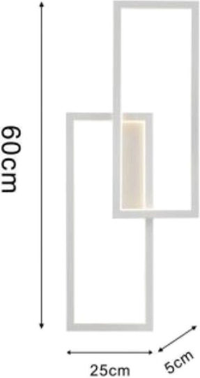 ForHome Modern Lumină de Perete cu LED Integrat 60x25x5cm